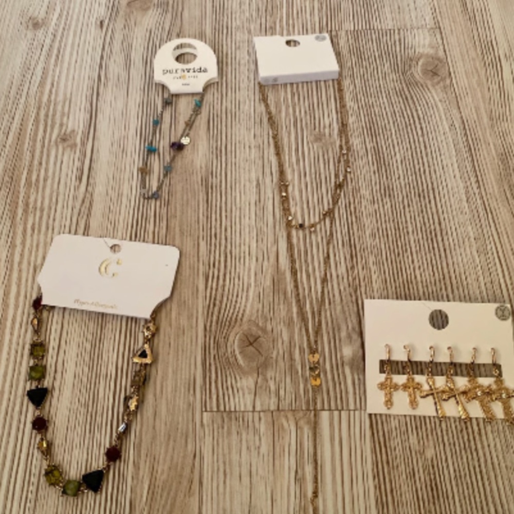 Brand new Jewelry bundle, women's jewelry bundle, necklace, earrings, anklet - Picture 4 of 4